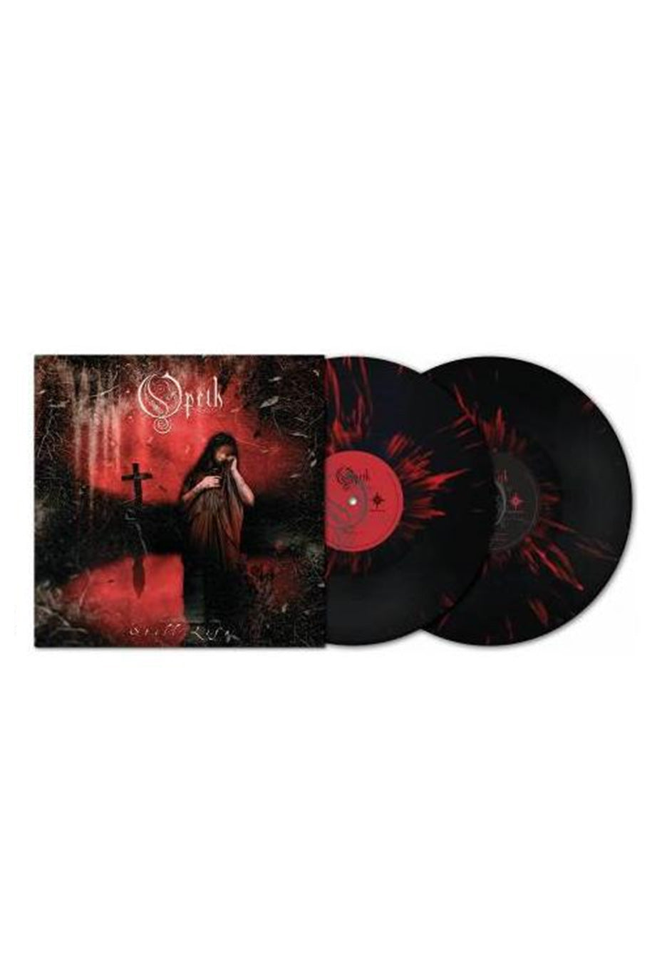 Opeth Still Life (25th Anniversary) Ltd. Black/Red Splattered 2 Vinyl