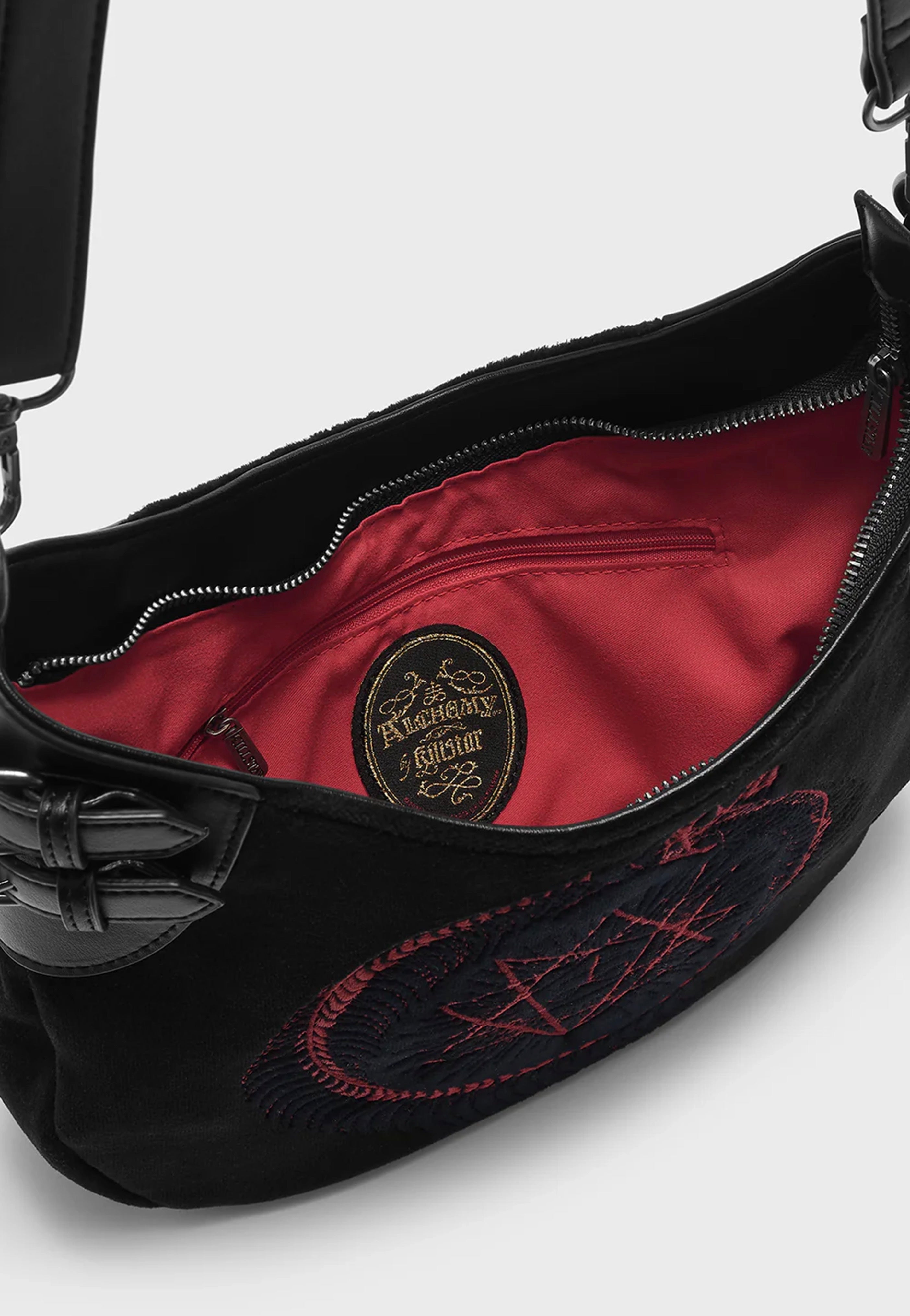 Killstar x Alchemy England - Ouroboros Infinitus Black/Red - Bag | Neutral-Image