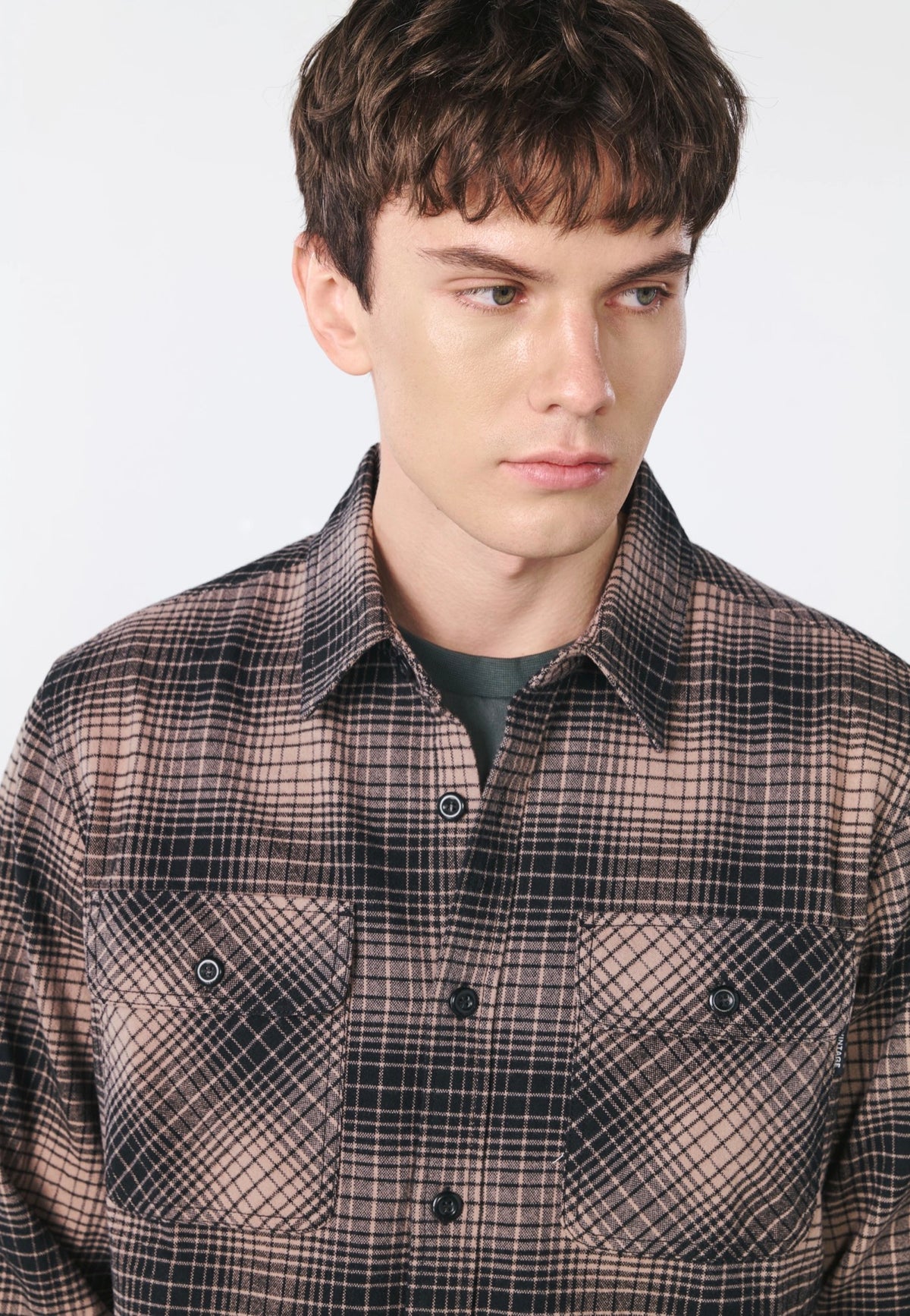 Vintage Industries Outback Beige Check Hemd