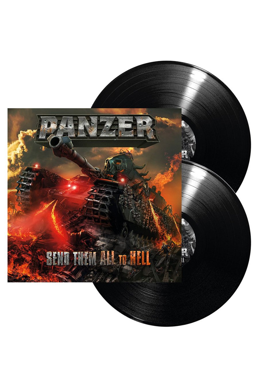 Panzer, The German - Send Them All To Hell Black Vinyl - 2 Vinyl