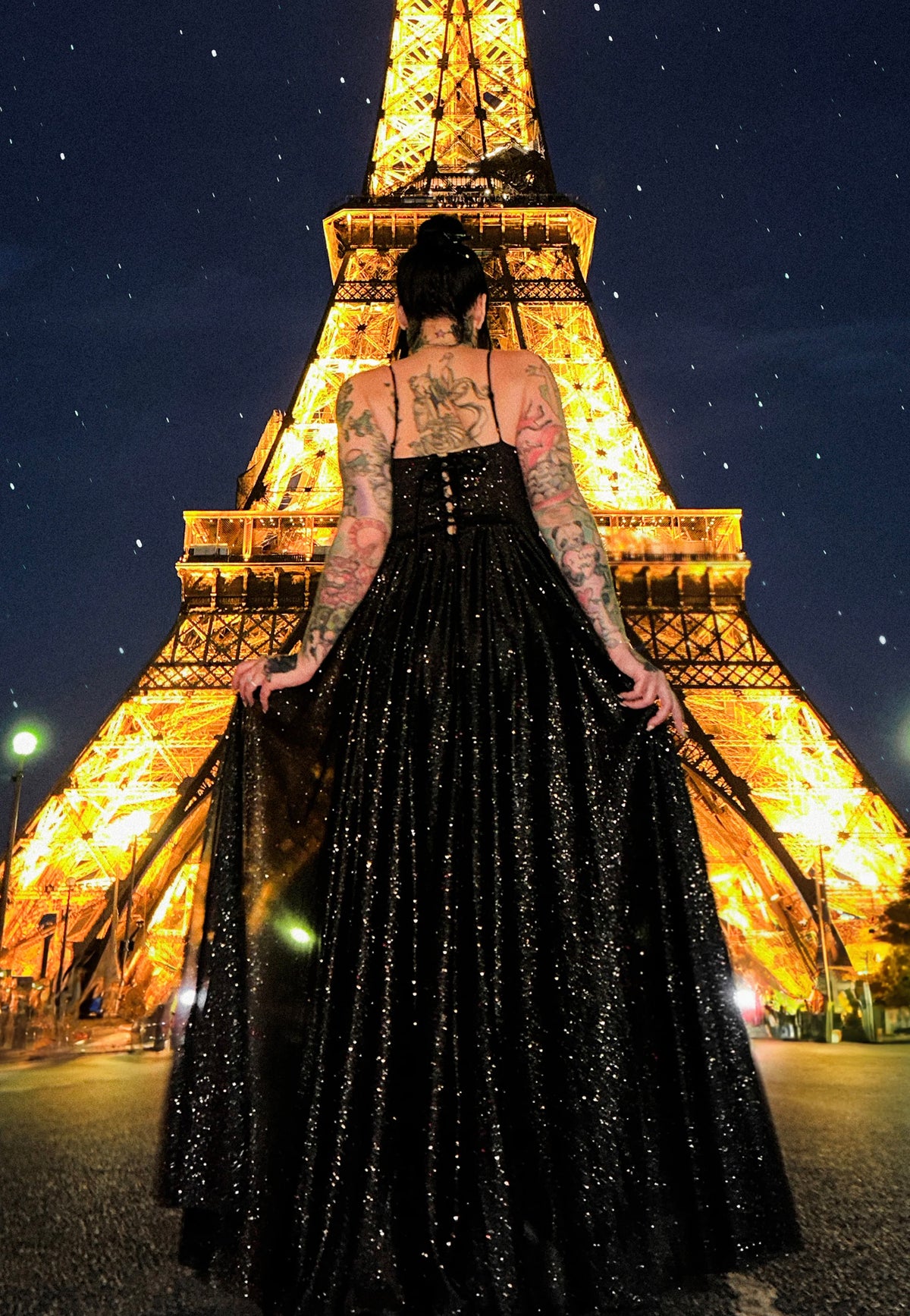 evening dresses paris france Foxblood - Gown Black - Dress framing your shoulders with COLOR:Blue Multi Forever 21 Floral Print event date