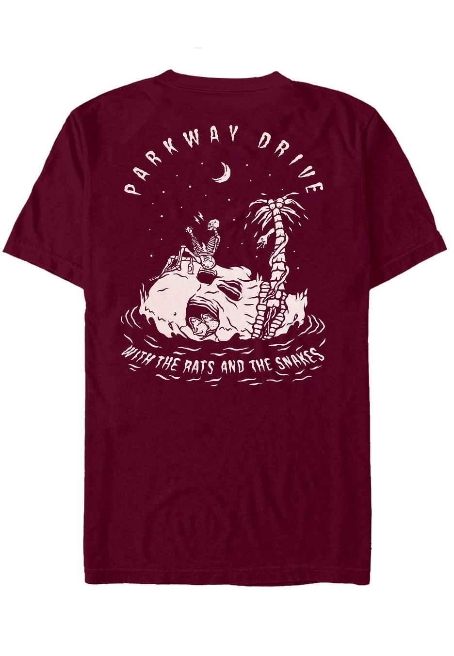 Parkway Drive - Rats And Snakes Burgundy - T-Shirt