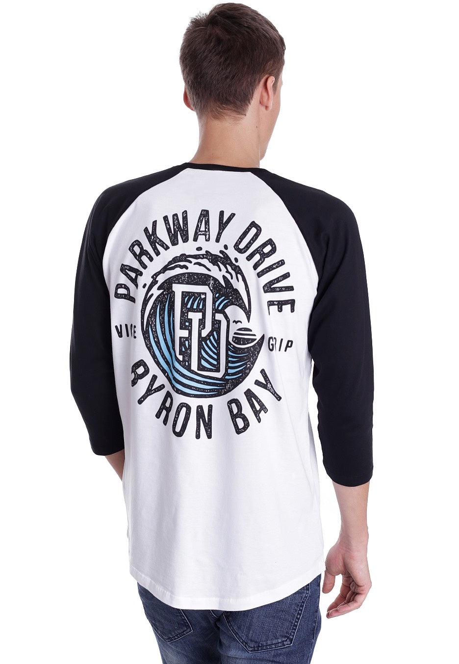 Parkway Drive - Vice Wave White/Black - Longsleeve | Men-Image