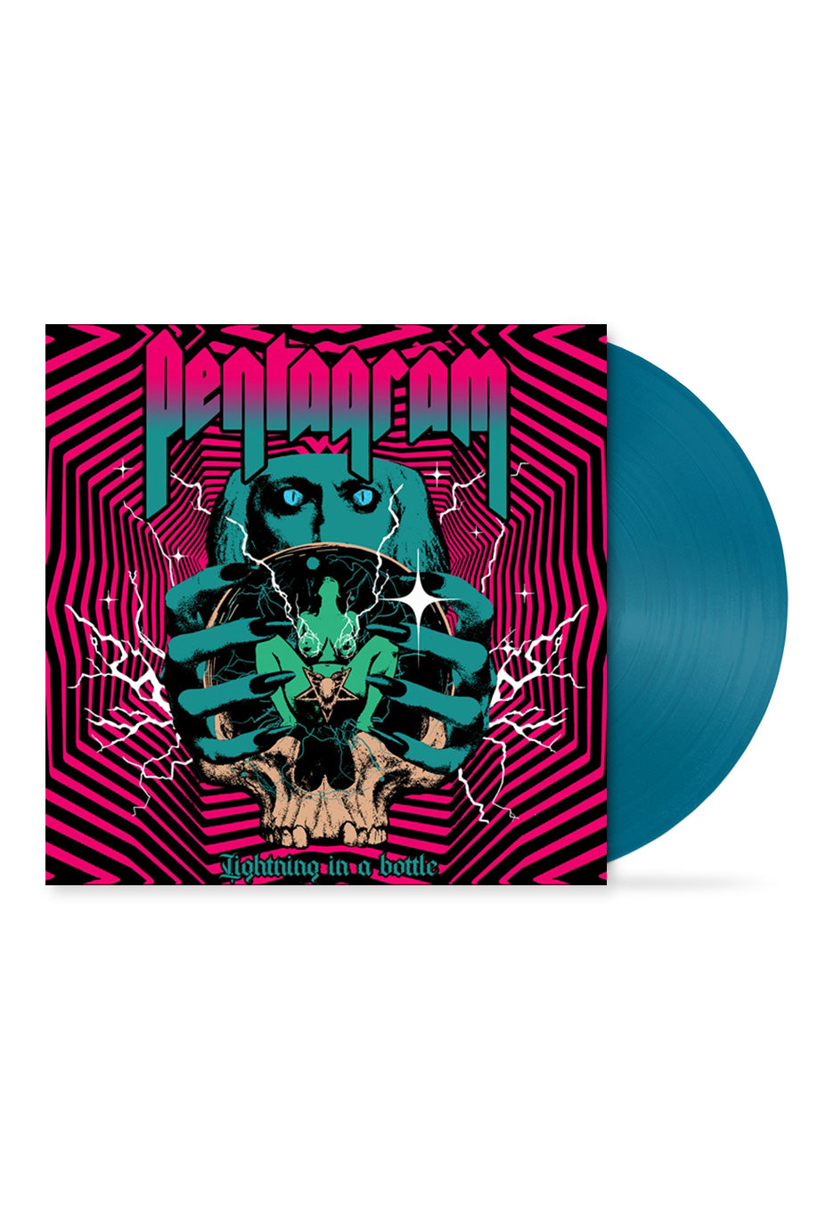 Pentagram Lightning In A Bottle Ltd. Aqua Blue Colored Vinyl
