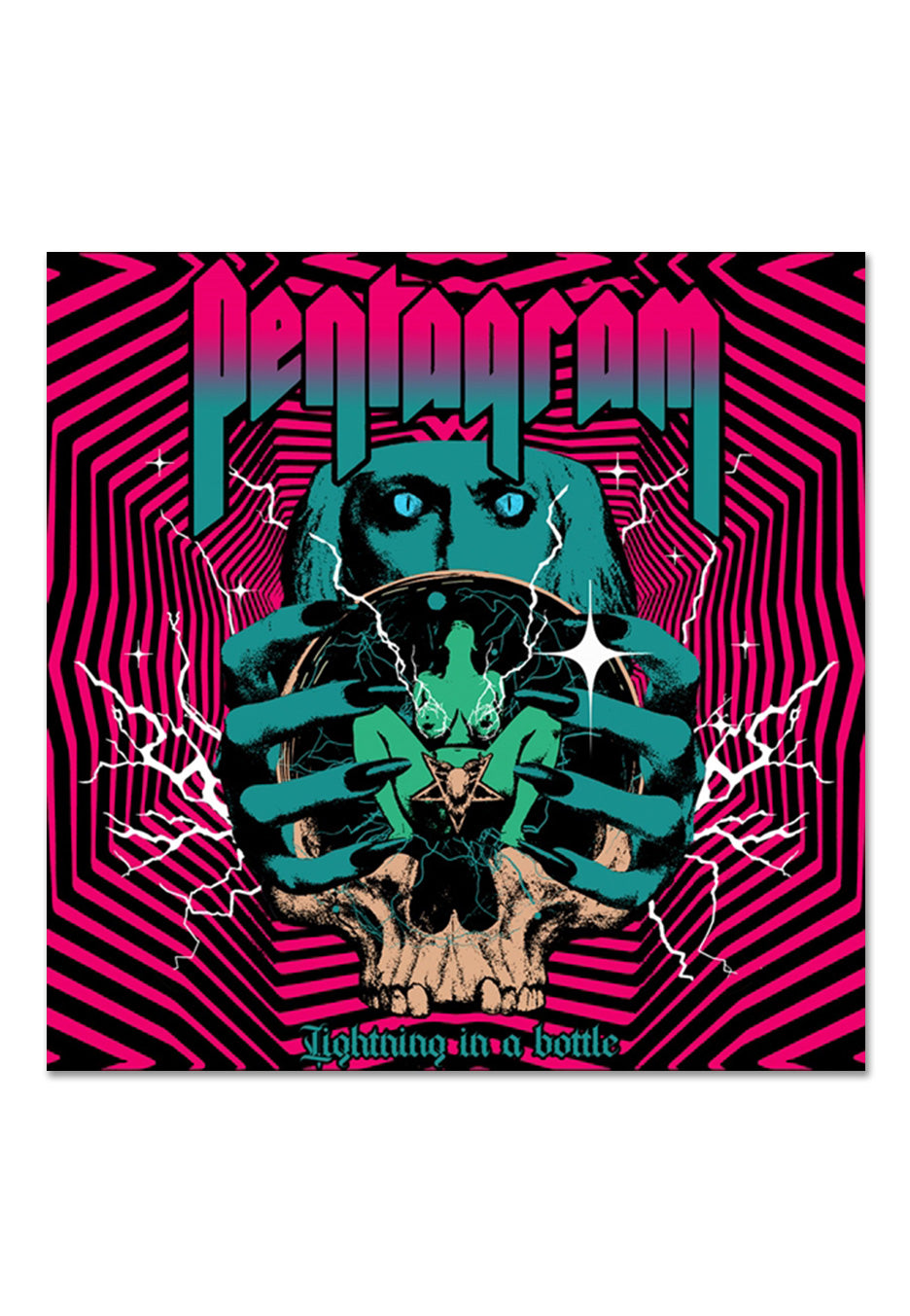 Pentagram Lightning In A Bottle Ltd. Aqua Blue Colored Vinyl