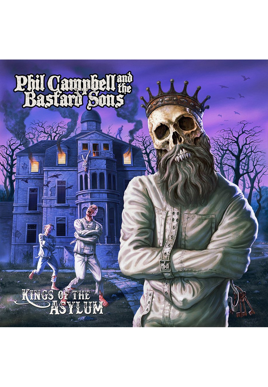 Phil Campbell And The Bastard Sons - Kings Of The Asylum Ltd. White/Purple - Colored Vinyl