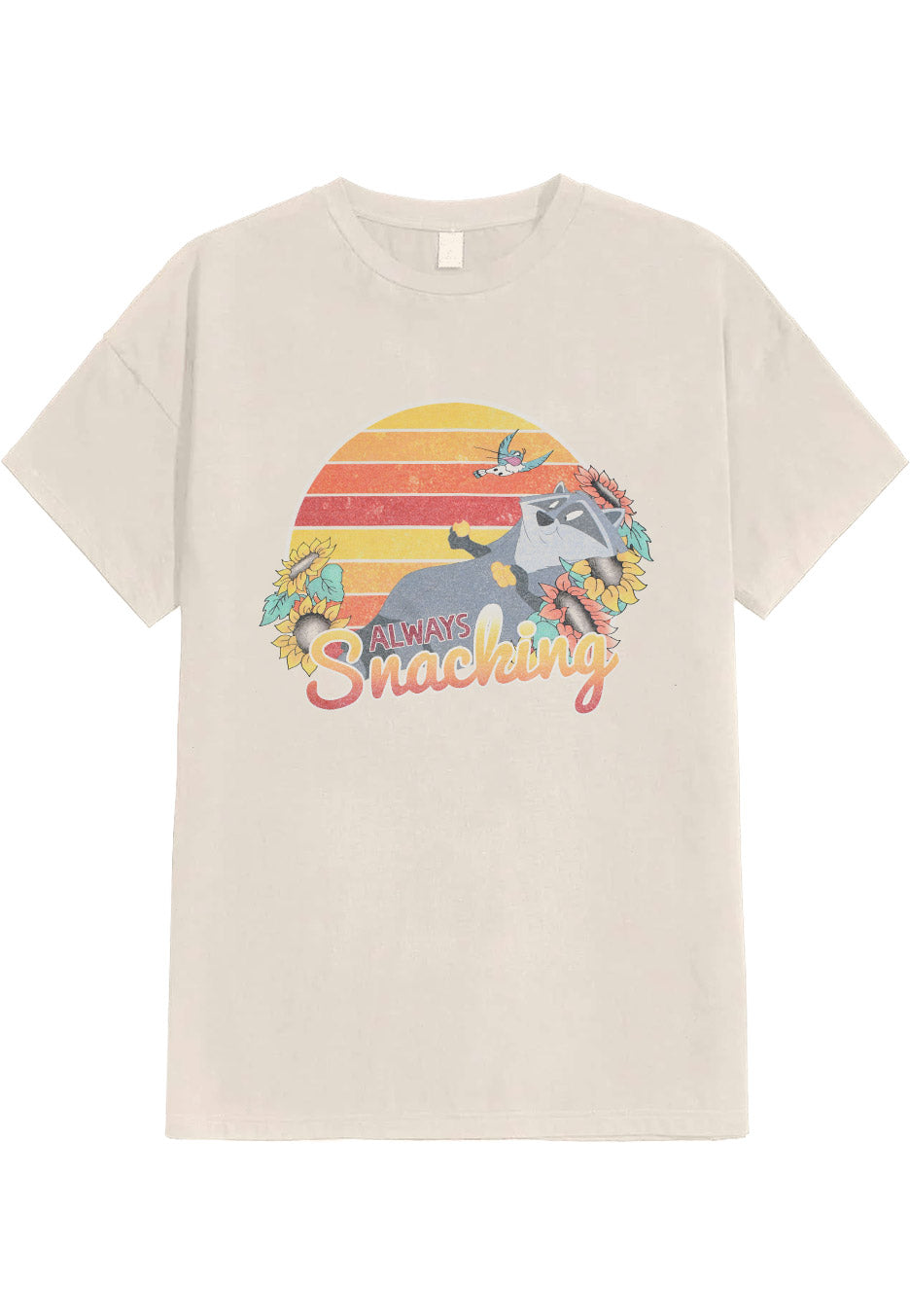 Pocahontas - Meeko Snacks Beige - T-Shirt | Neutral-Image