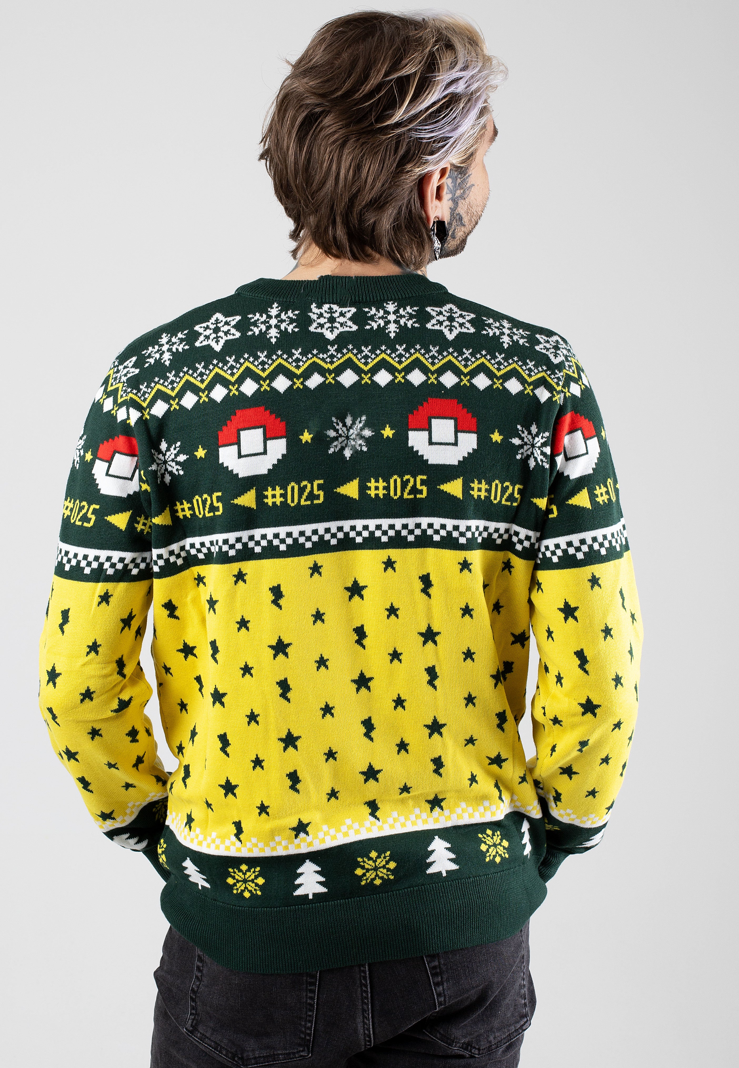 Pokémon - Pikachu Xmas Knit - Pullover | Men-Image