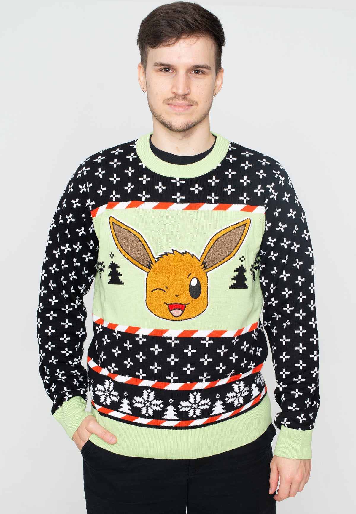 Pokémon Evee Xmas Knit Pullover