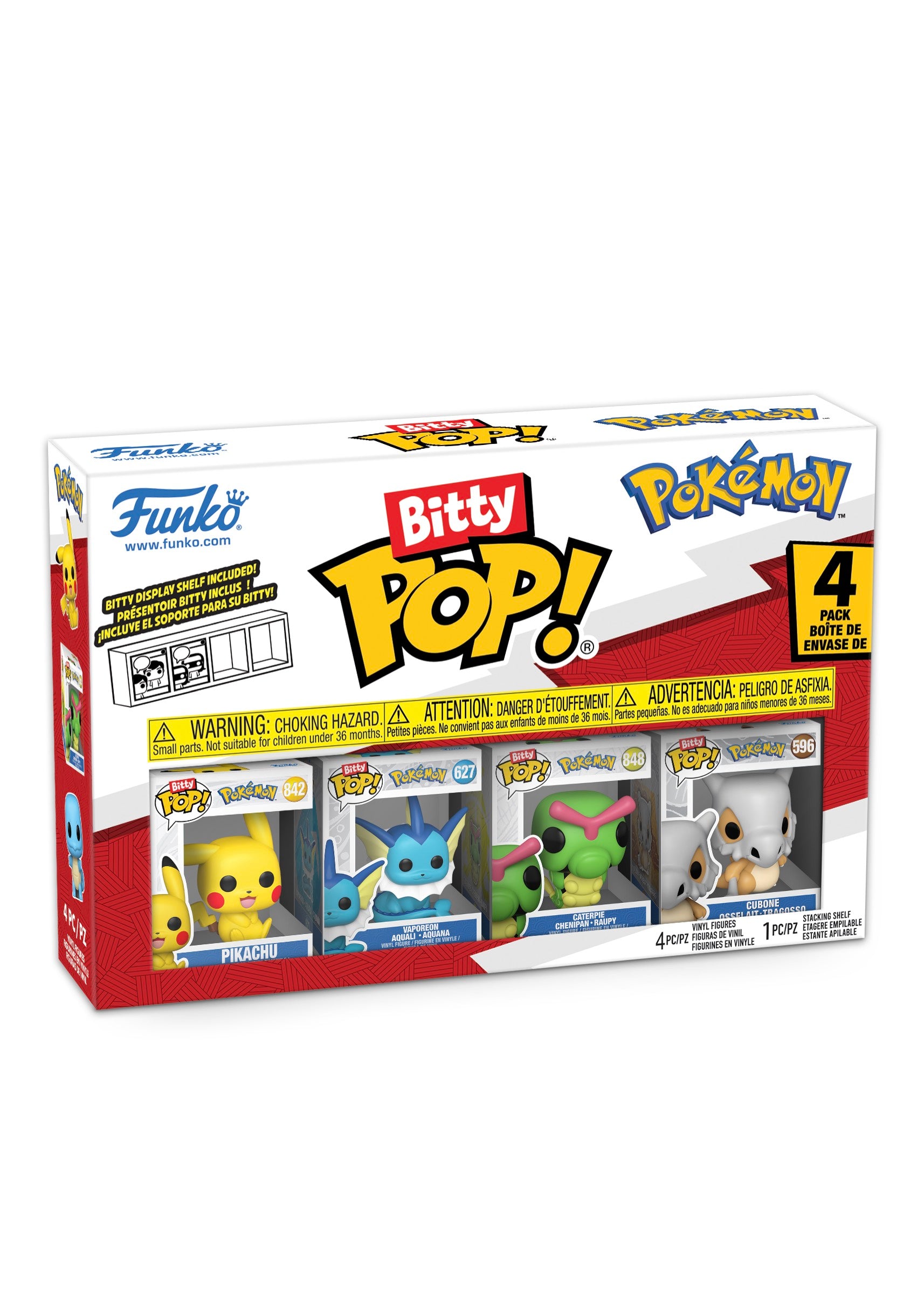 Pokémon - Pikachu Bitty POP! 4PK - Funko Pop | Nuclear Blast