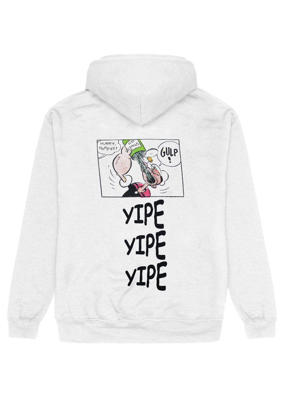 Popeye - Gulp White - Hoodie | Neutral-Image