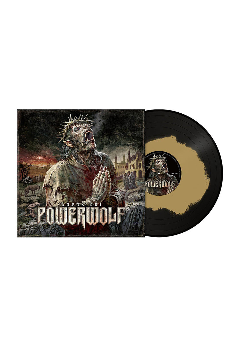 Powerwolf - Lupus Dei - (15Th Anniversary Ri) Gold/Black - Colored Vinyl