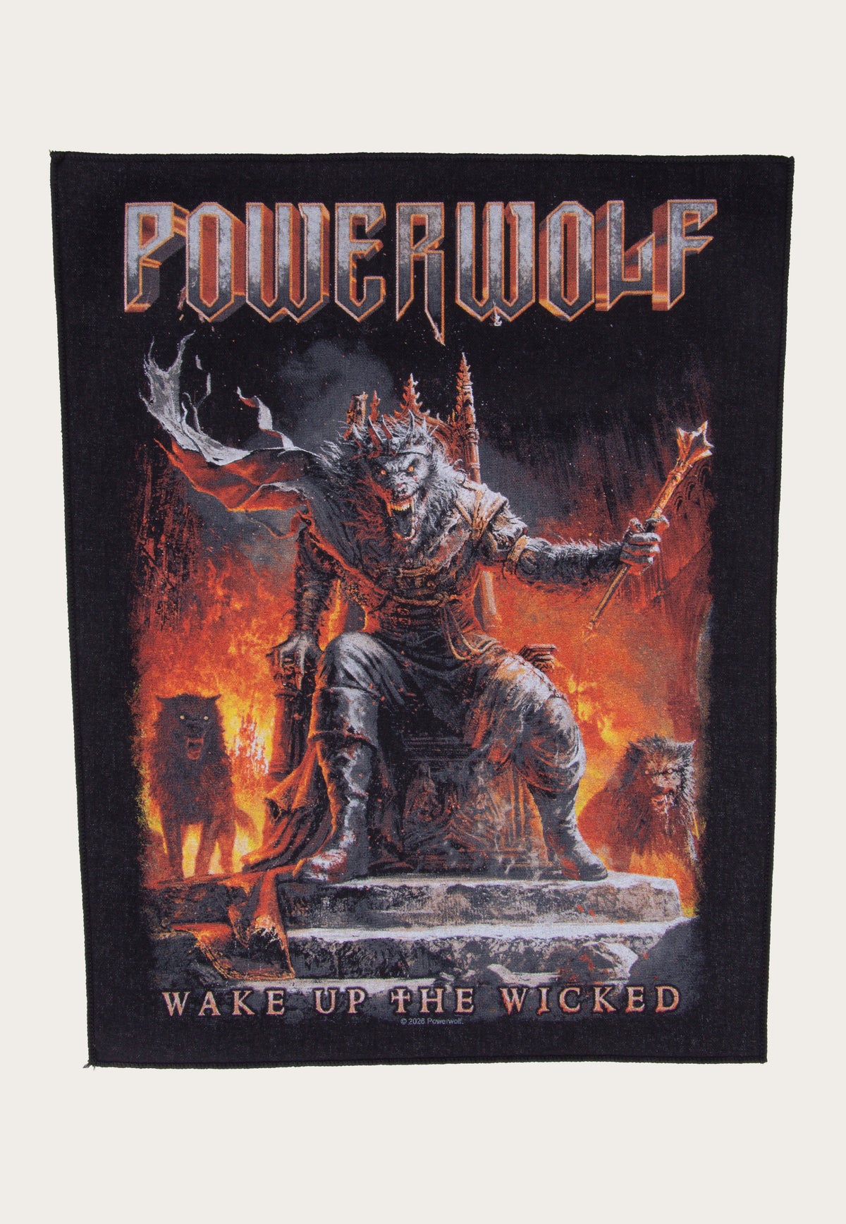 Powerwolf Wake Up The Wicked Parche Trasero