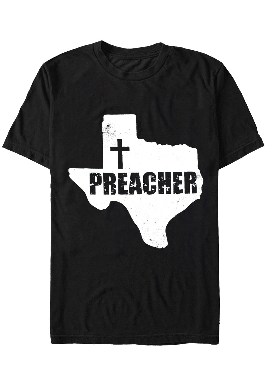 Preacher - Texas State Logo - T-Shirt | Neutral-Image