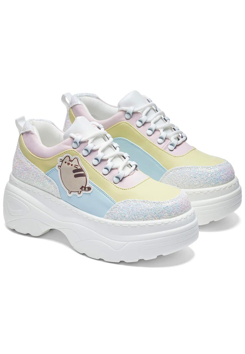 Koi Footwear x Pusheen - Unicorn Glitter Chunky White - Girl Shoes