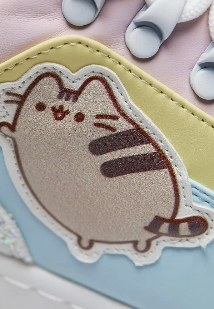 Koi Footwear x Pusheen Unicorn Glitter Chunky White Girl Shoes Nuclear Blast