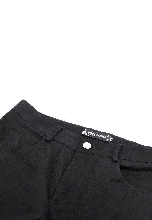 Dark In Love - Punk Versatile Distressed Long - Pants | Women-Image