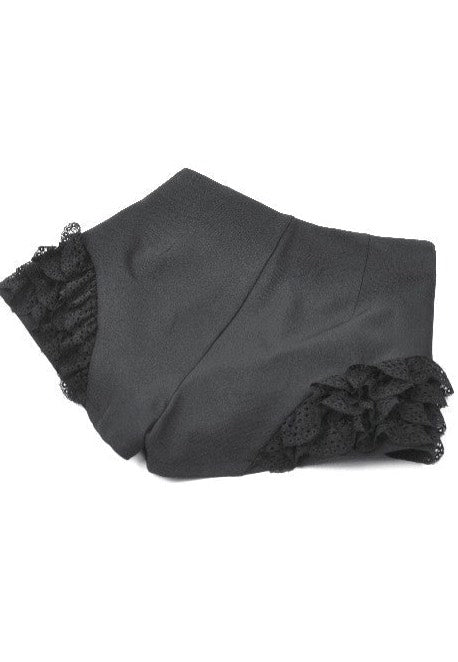 Dark In Love Night Ban Dark Punk Cross Zipper Metal Buckle Lace Shorts