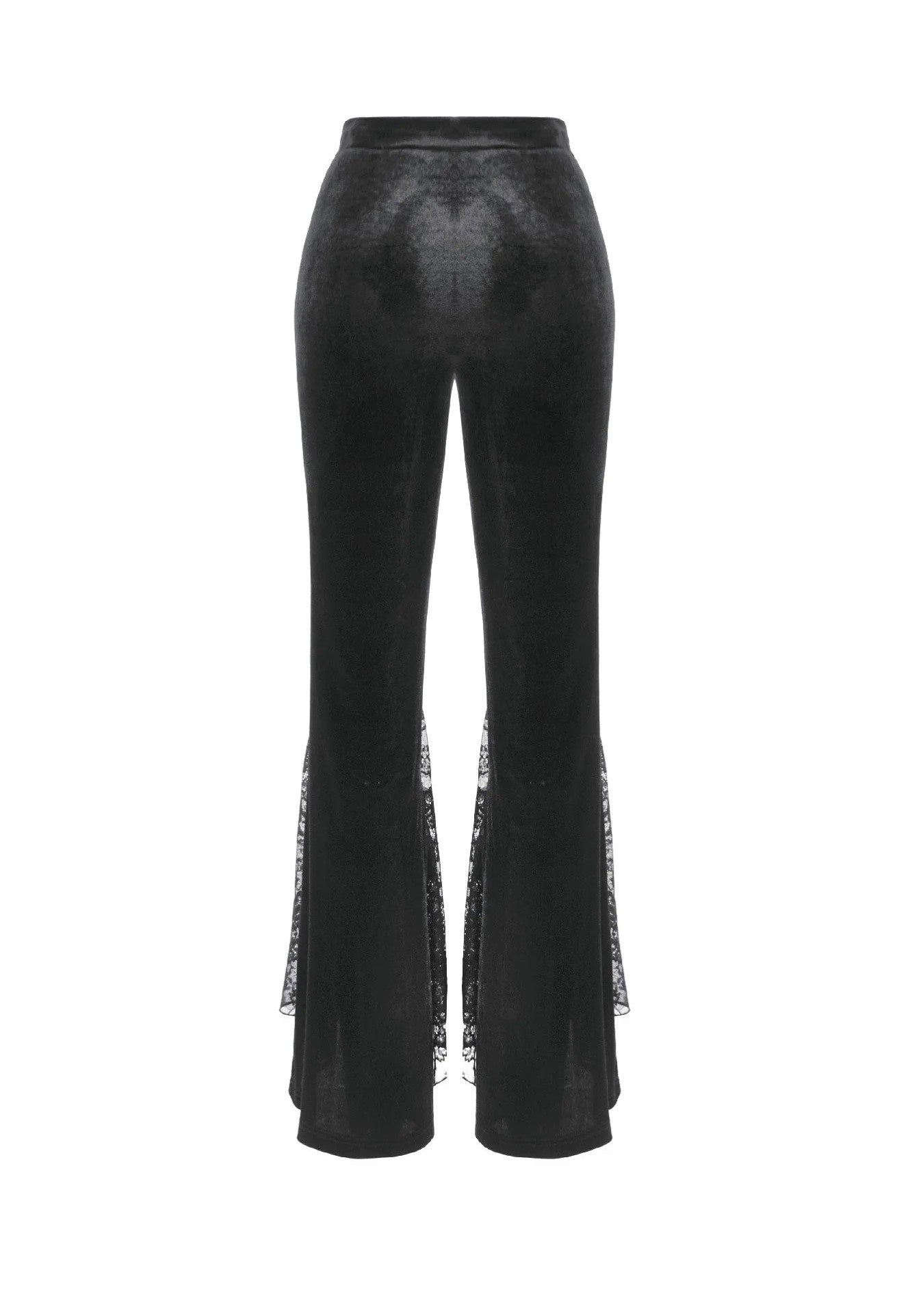 Dark In Love - Gothic Applique Velvet Flared - Pants | Women-Image
