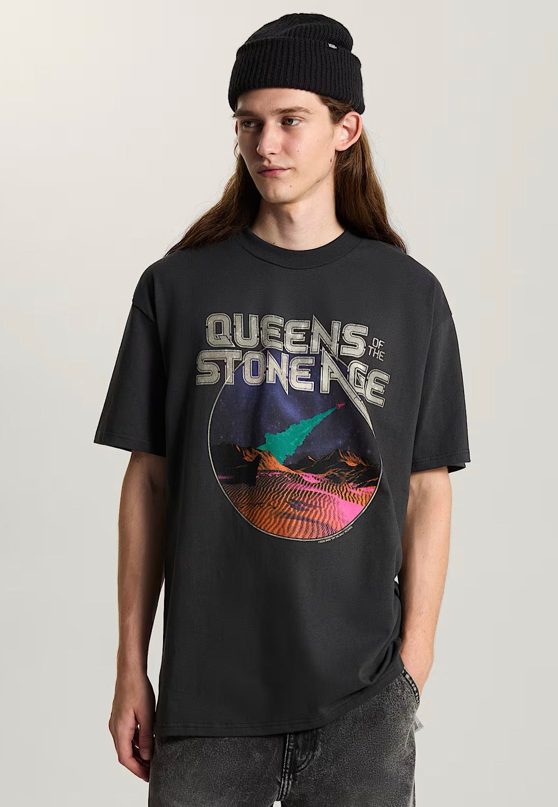 Vans x Queens Of The Stone Age Desert Sessions Faded Black T-Shirt