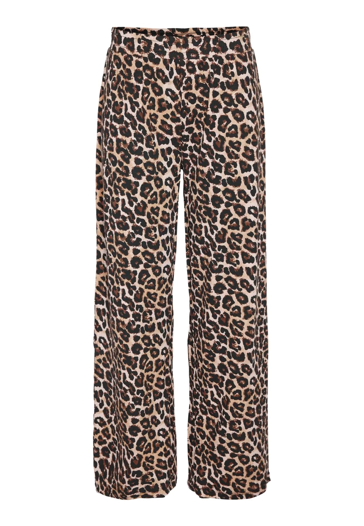 Noisy May - Pasa Wide Black Leo - Pants | Women-Image