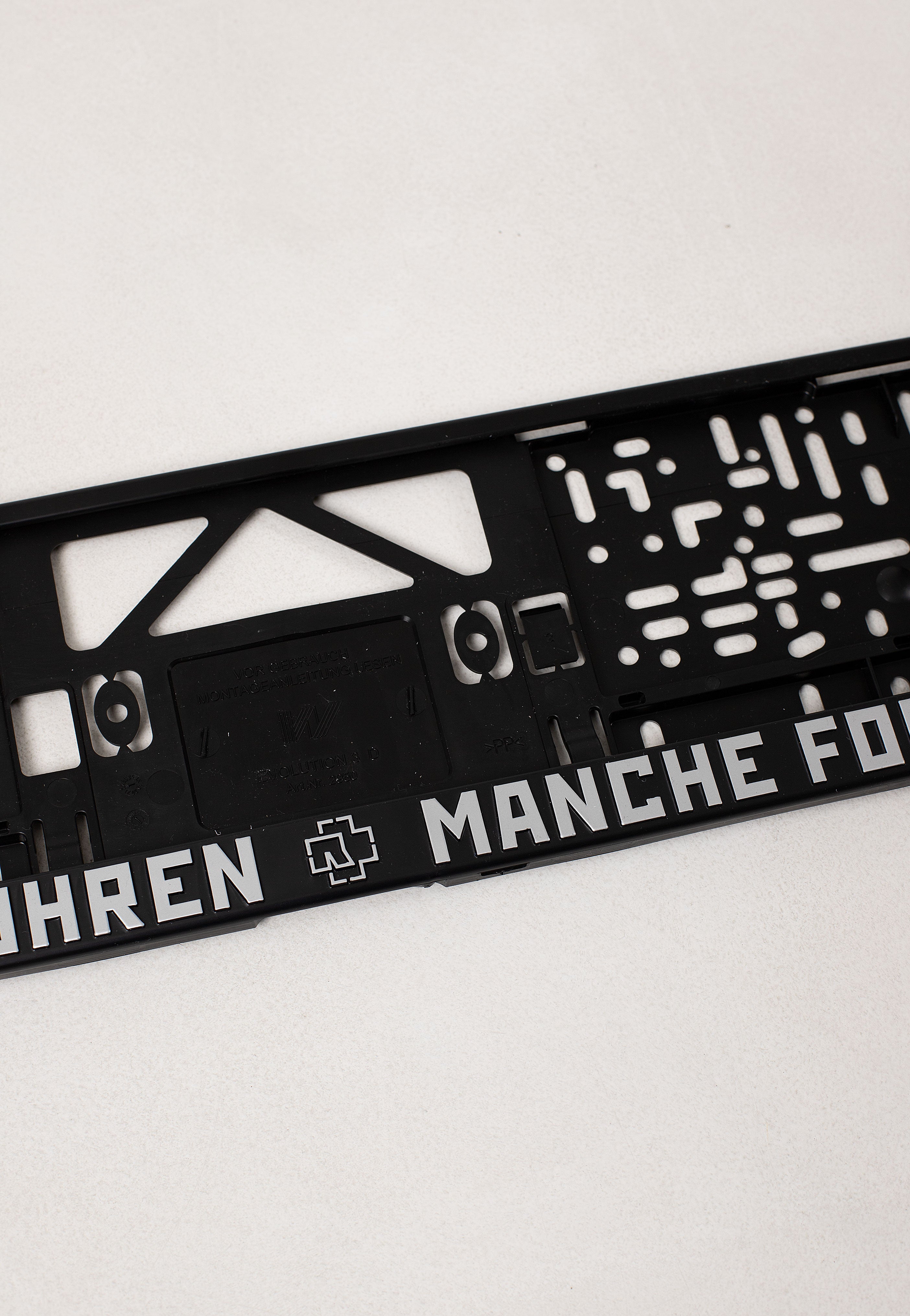 Rammstein - Manche Führen Manche Folgen - Licence Plate Holder | Neutral-Image