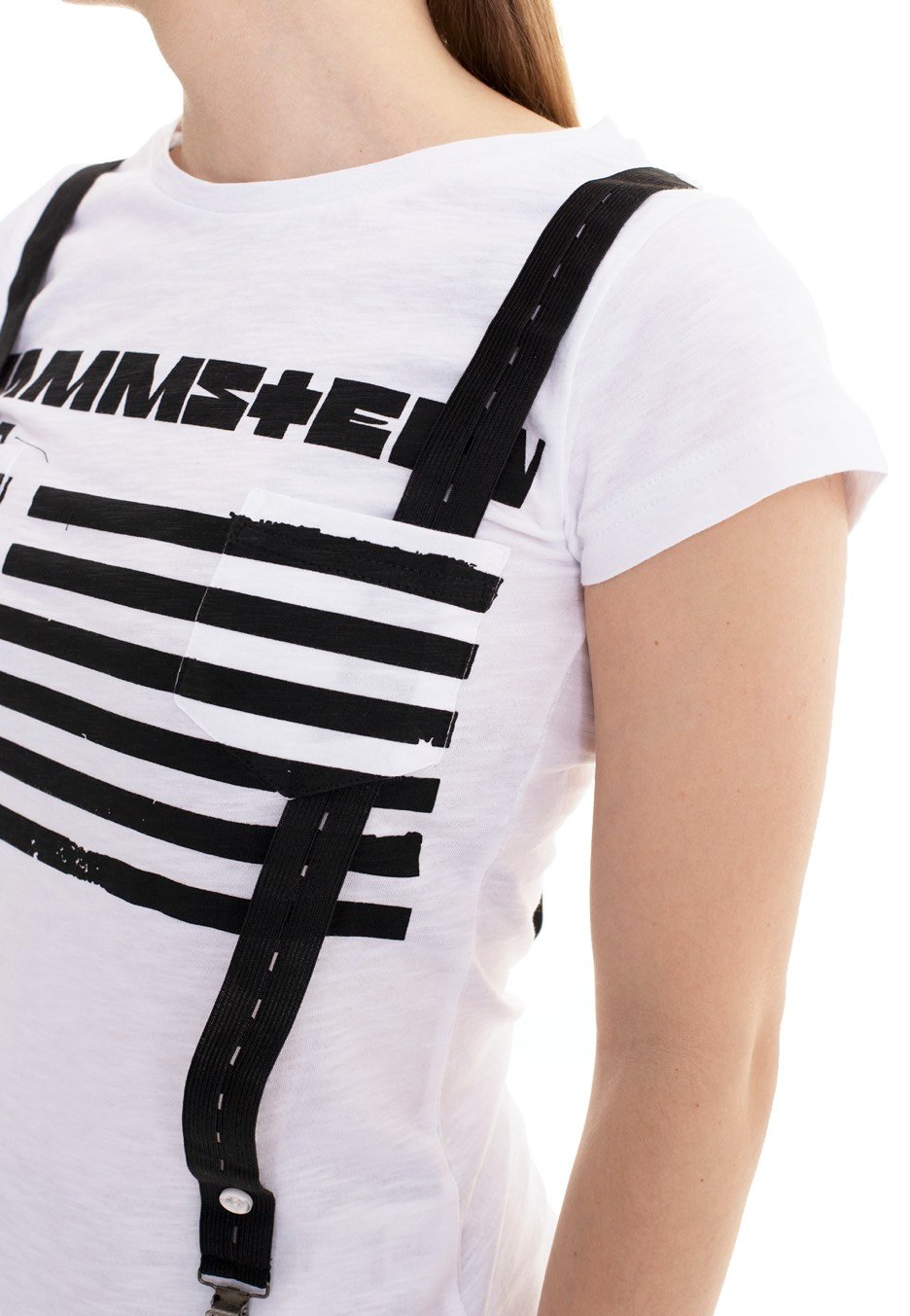 Rammstein - Suspender White - Girly