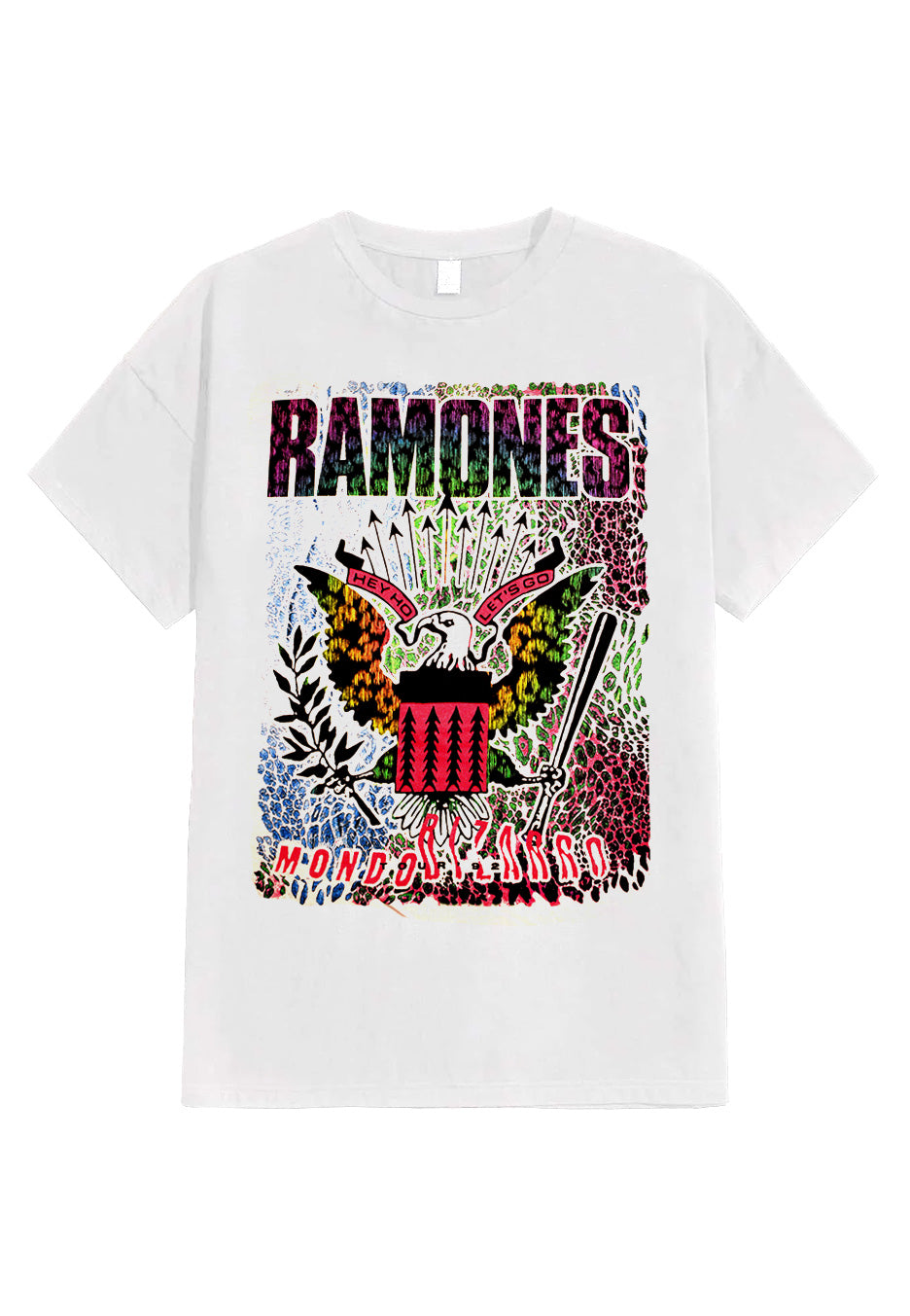 Ramones - Animal Skin White - T-Shirt