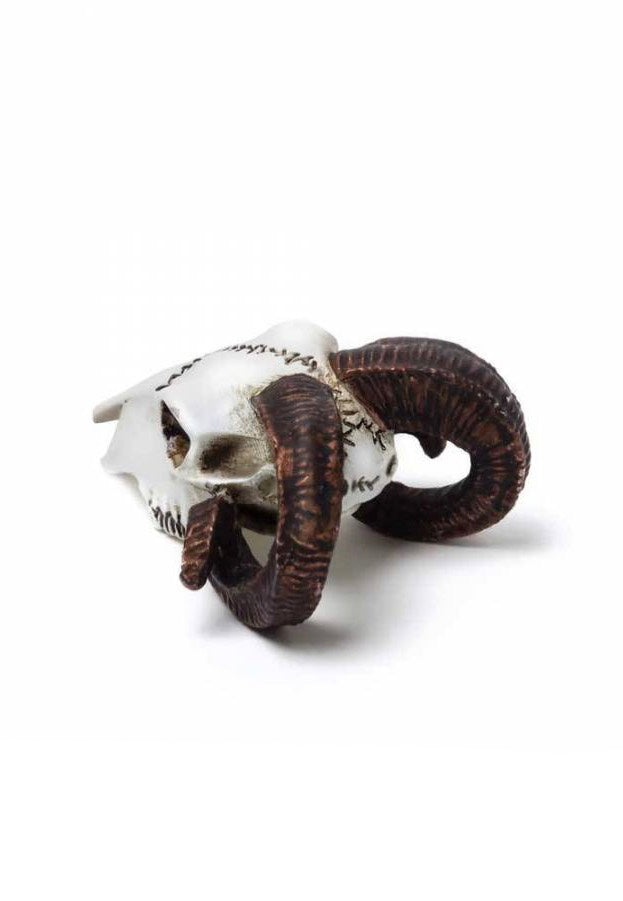 Alchemy England Rams Skull Miniature Statue