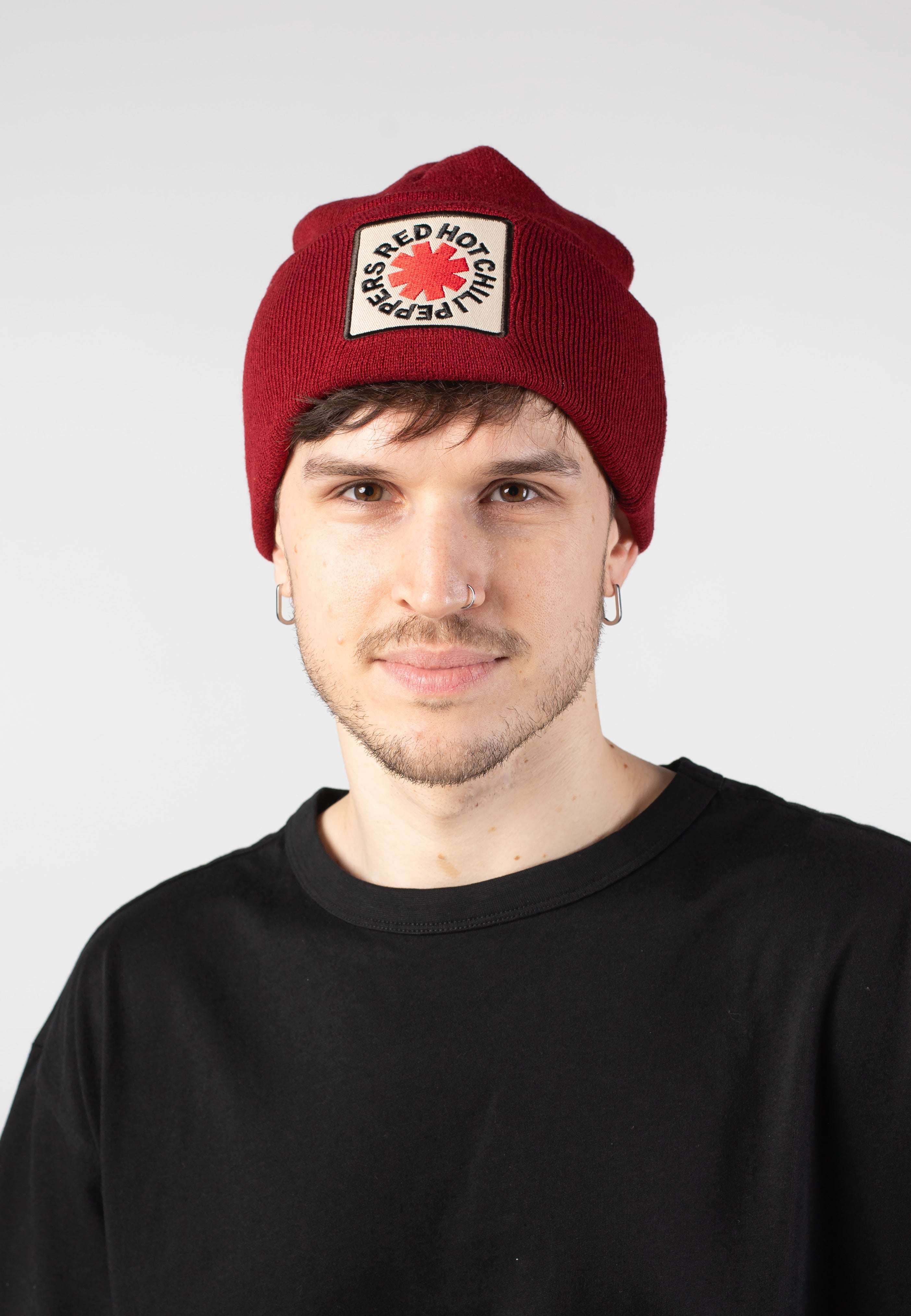 Red Hot Chili Peppers - Square Logo Bordeaux - Beanie | Neutral-Image