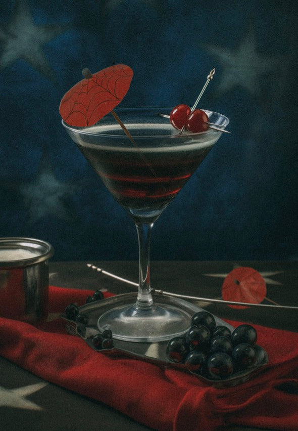 Lively Ghosts - Haunted Spirits Vampweb Spooky - Cocktail Umbrellas | Neutral-Image