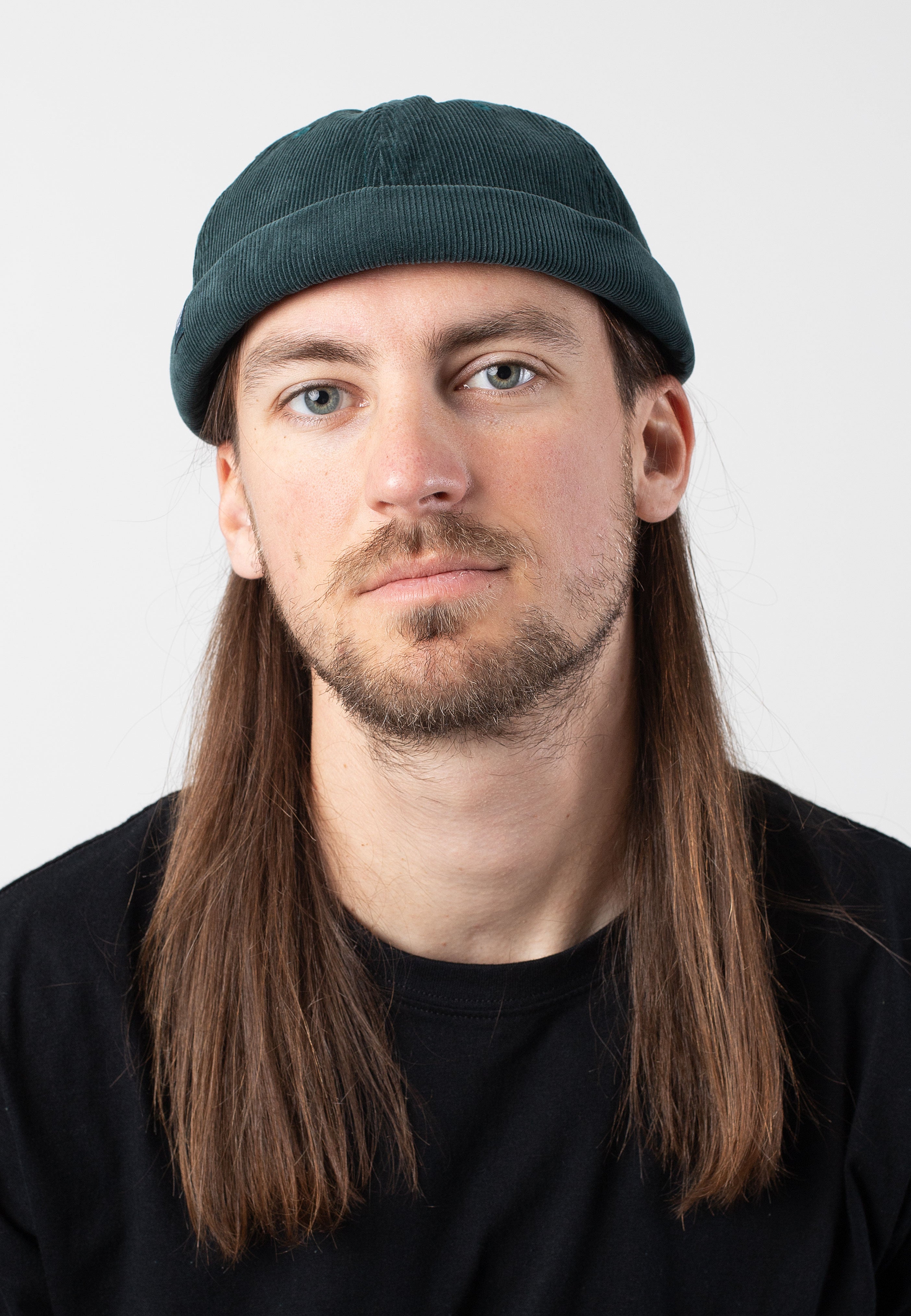 REELL Docker Dark Green Cord Docker Cap Nuclear Blast