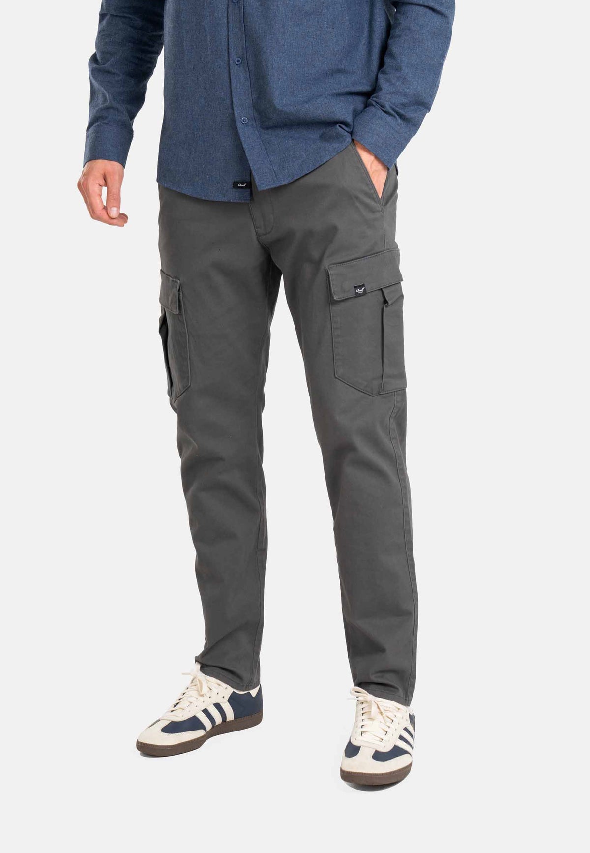 REELL Reflex Easy Cargo Vulcan Grey Pantalones
