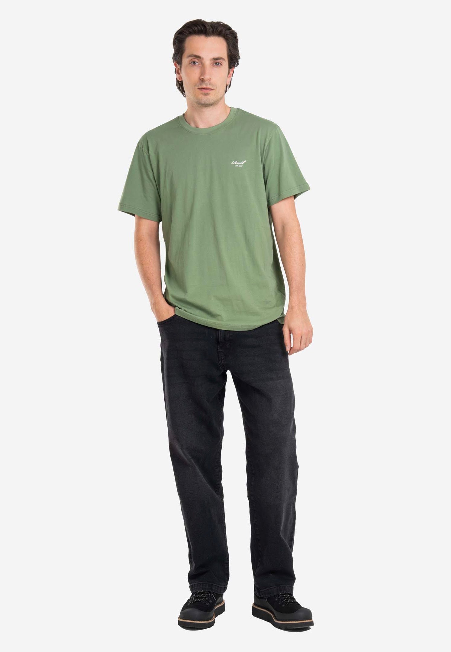 REELL - Solid Black Wash 2 - Pants | Men-Image