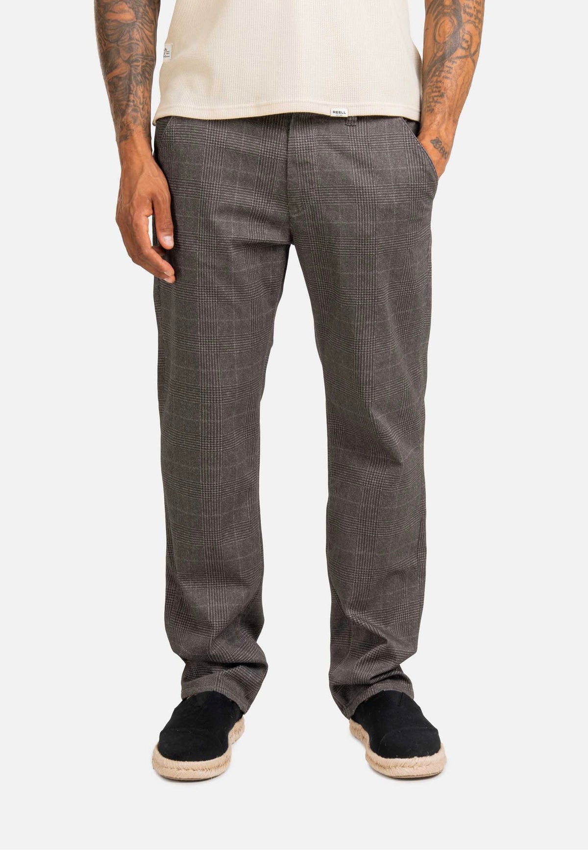 REELL Superior Flex Chino 2 Greyhound Check Pantalones