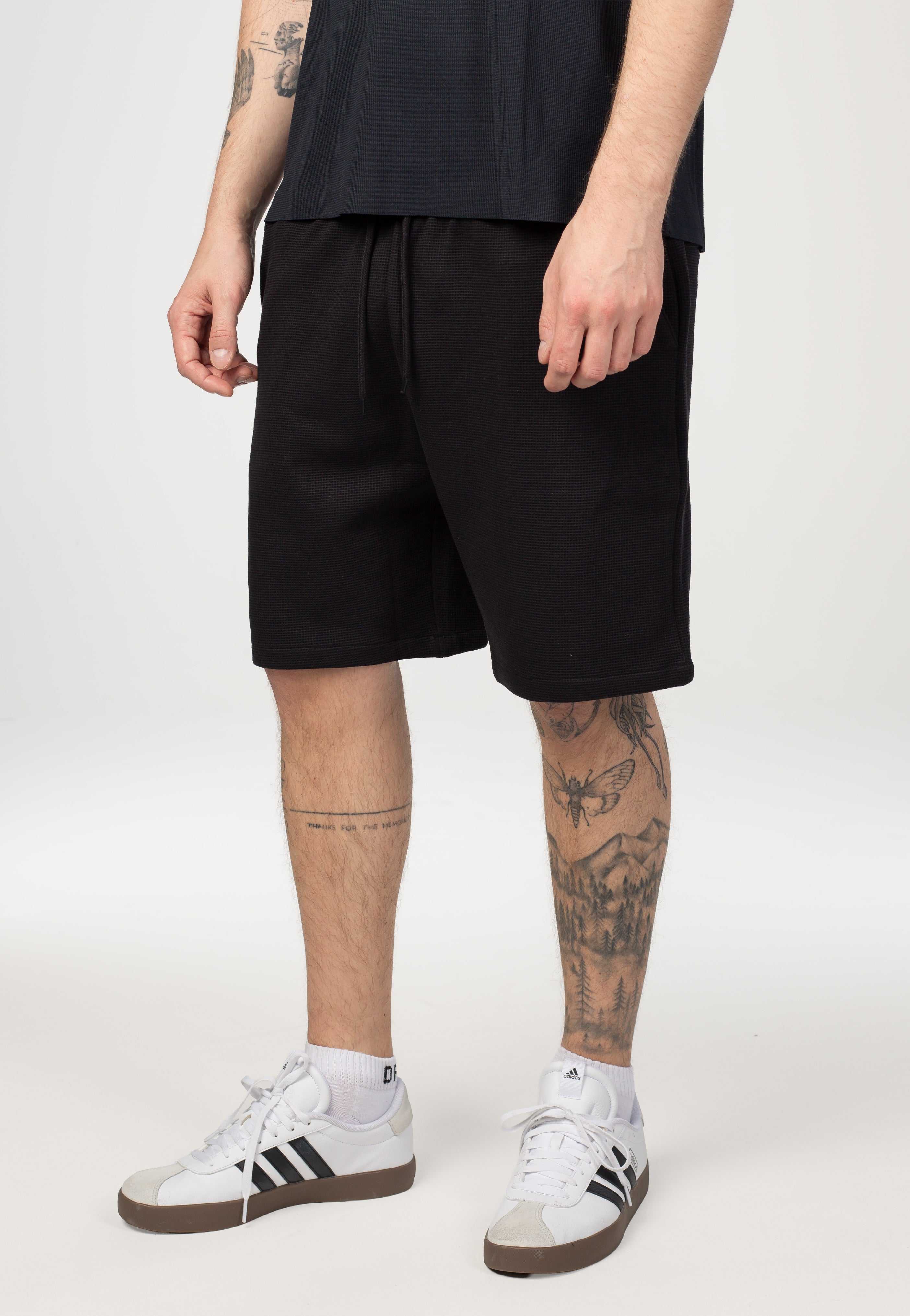 REELL - Surface Waffle Deep Black - Shorts | Men-Image