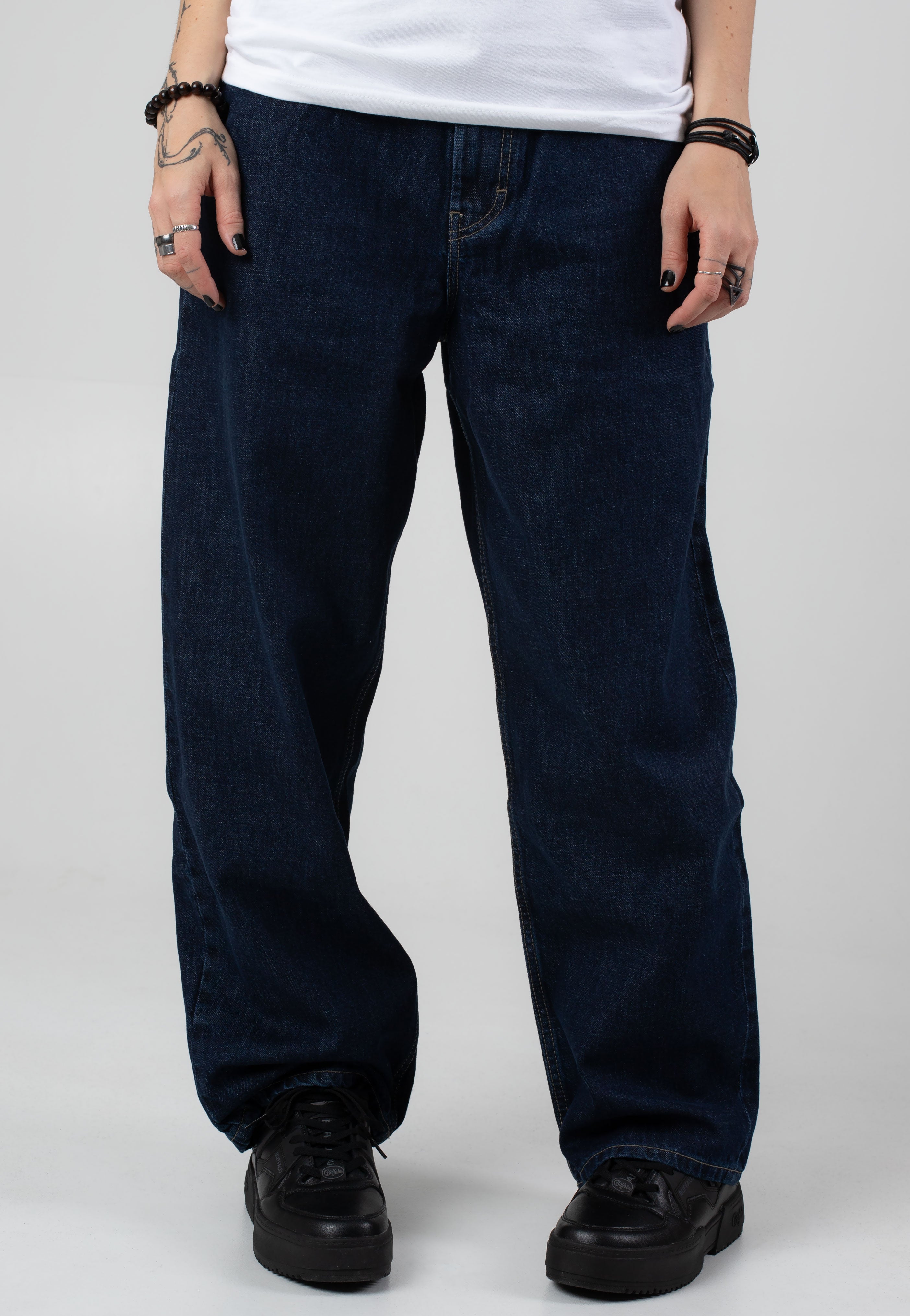REELL - Women Chloé Baggy Iconic Dark Stone - Jeans | Women-Image