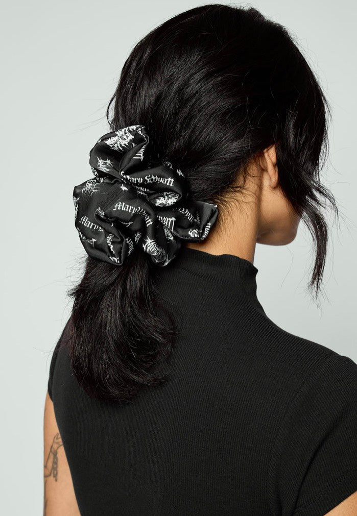 Mary Wyatt - Reign Scrunchie Black - Hair Accessories | Women-Image