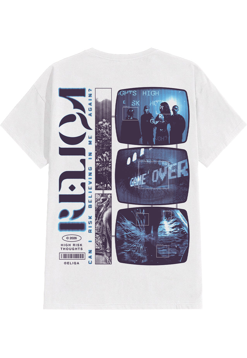 Reliqa High Risc Thoughts CRT White T-Shirt