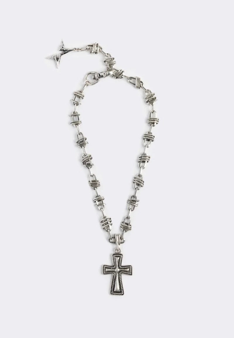 Minga London - Requiem Layered Silver - Necklace | Neutral-Image