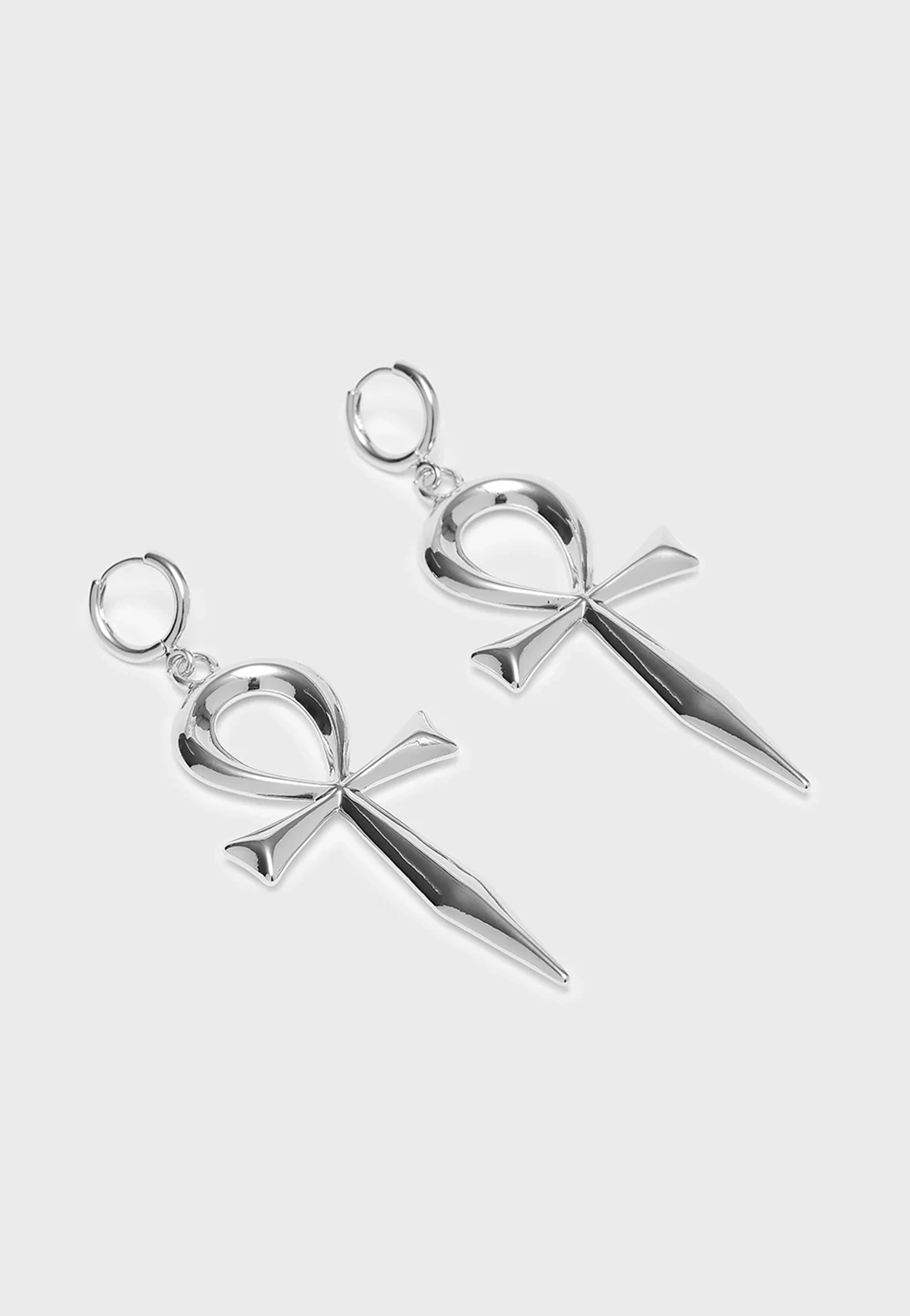 Killstar - Ressureaction Silver - Earrings | Neutral-Image