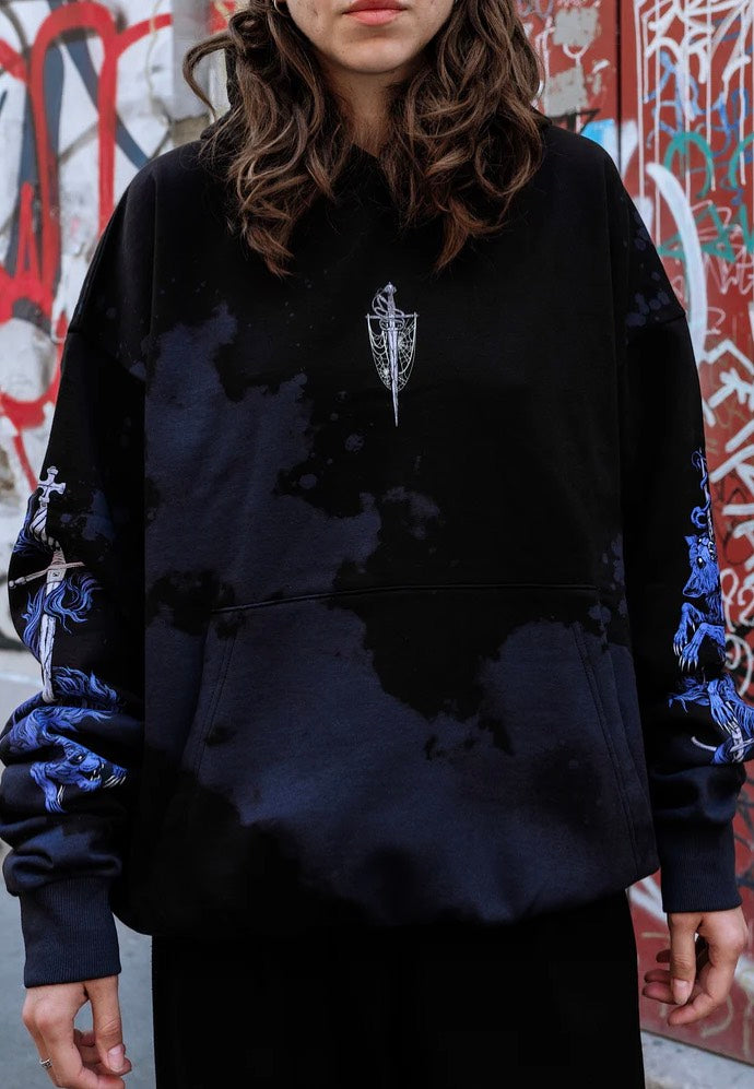 Stay Cold Apparel - Return Of The Dead Customized Oversized Black - Hoodie | Neutral-Image