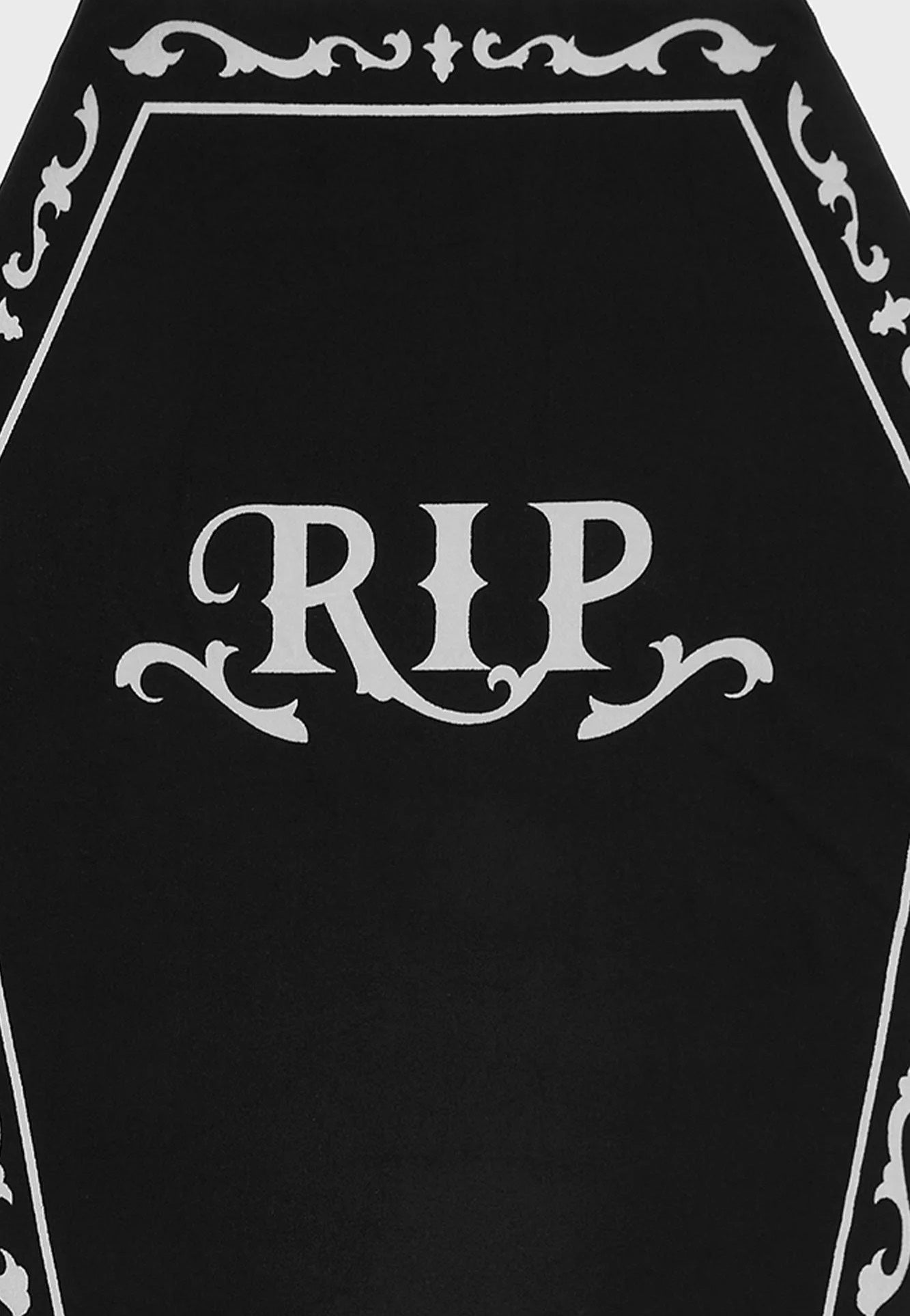Killstar - RIP Shaped Beach Black - Towel | Neutral-Image