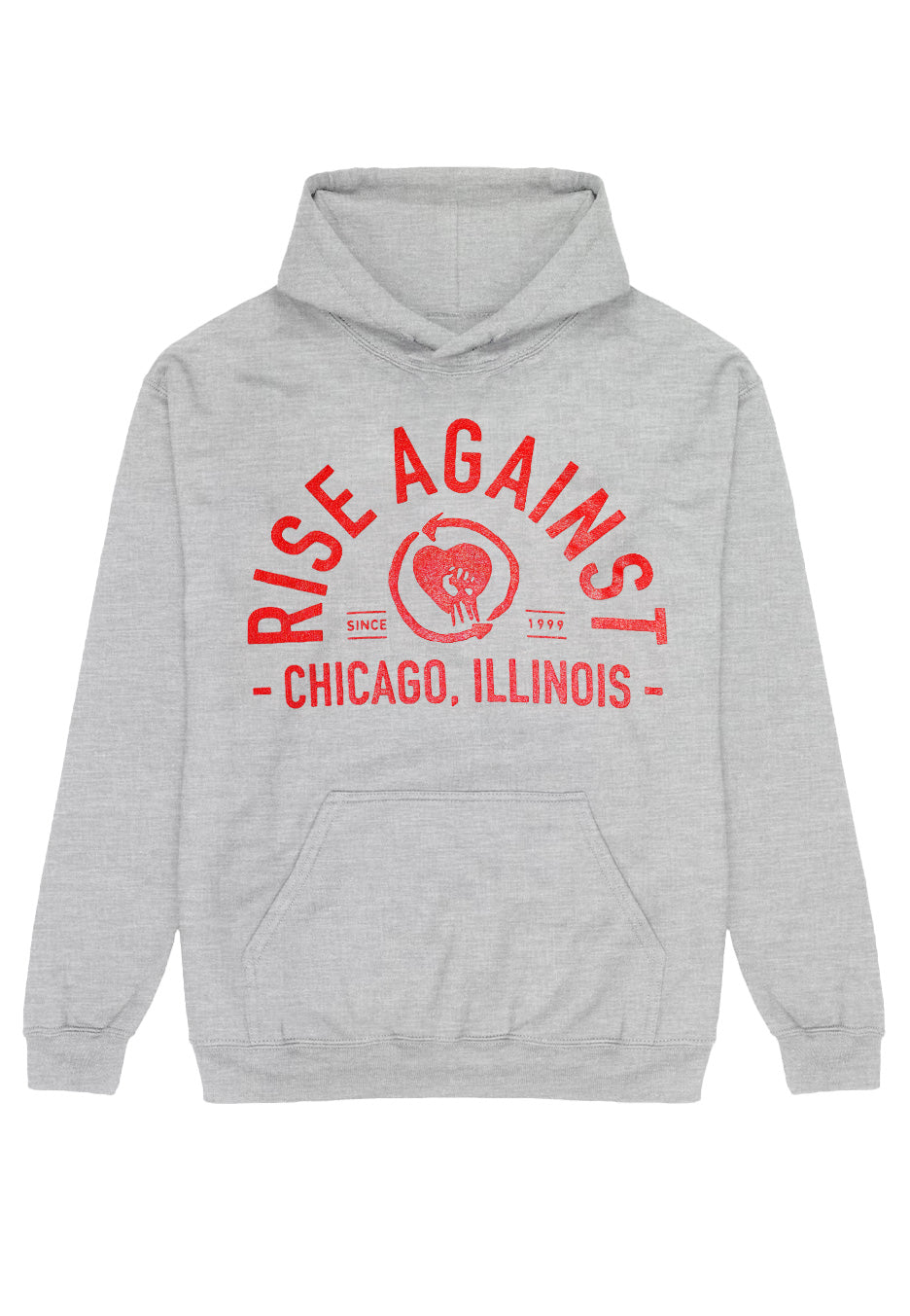 Rise Against - Classic Arch Heather Gray - Hoodie