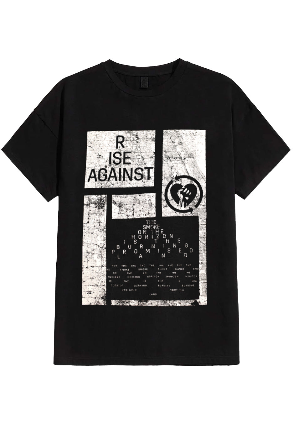 Rise Against - Cliff Map - T-Shirt