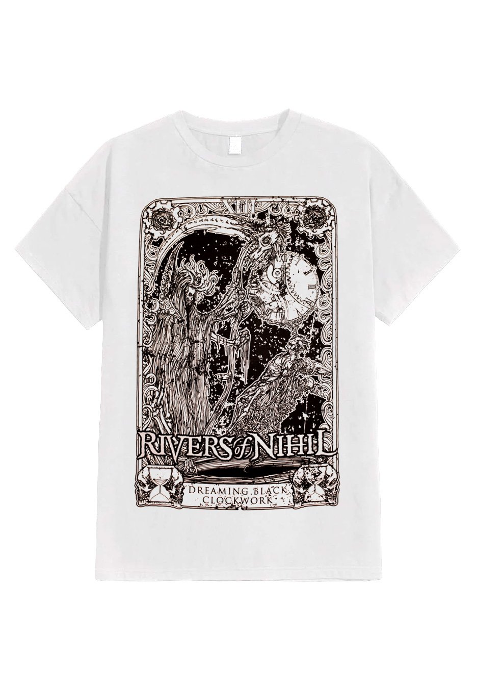 Rivers Of Nihil - Dreaming Black Clockwork White - T-Shirt
