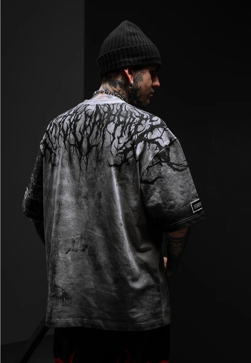 Stay Cold Apparel - Reign Of Blood Oversized Wasted - T-Shirt | Neutral-Image