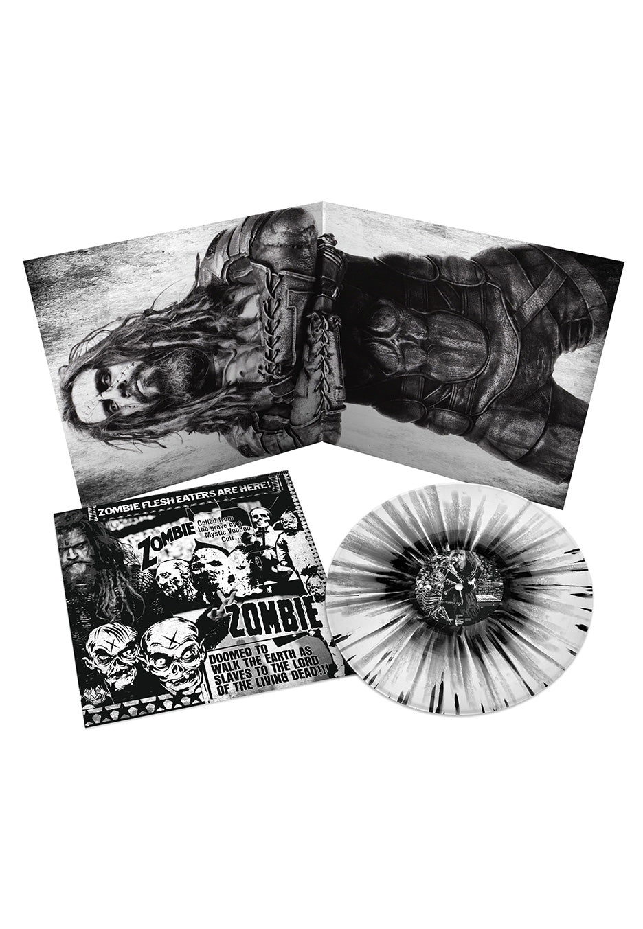Rob Zombie - The Great Satan Ltd. Black And White - Splattered