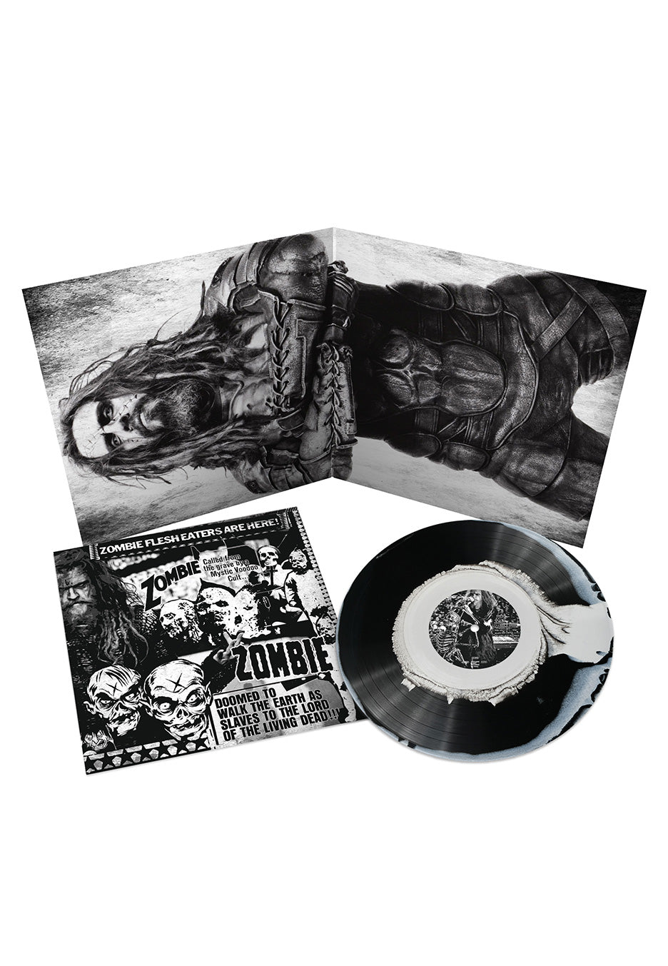 Rob Zombie - The Great Satan Ltd. Black And White Swirl - Colored Viny
