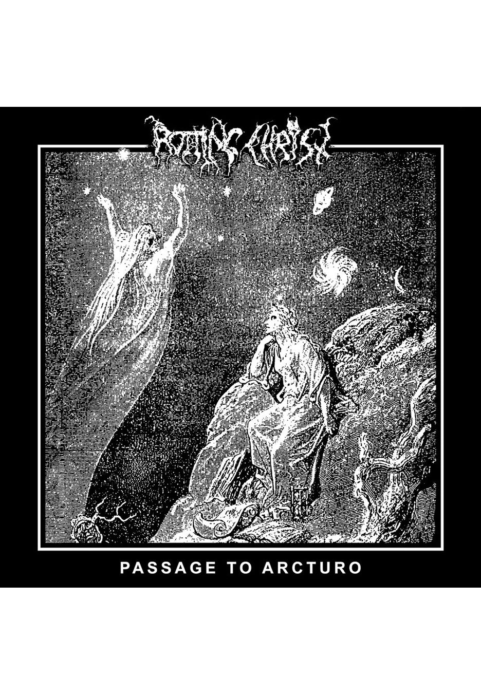 Rotting Christ - Passage To Arcturo Silver Black - Marbled Vinyl